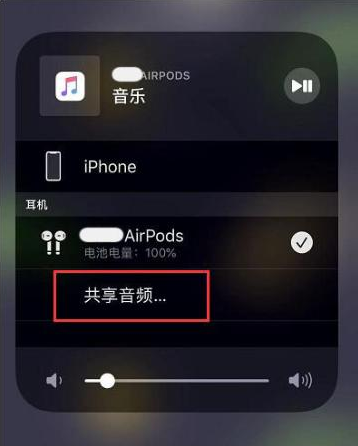 沿滩苹果14音频维修点分享iPhone14音频共享设置方法 